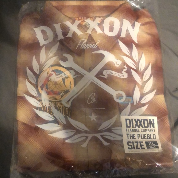 Dixxon Pueblo flannel XL tall BNIB - Picture 4 of 4